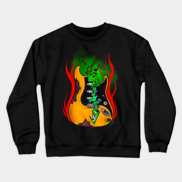 Guitar soul Crewneck Sweatshirt by Chillateez 